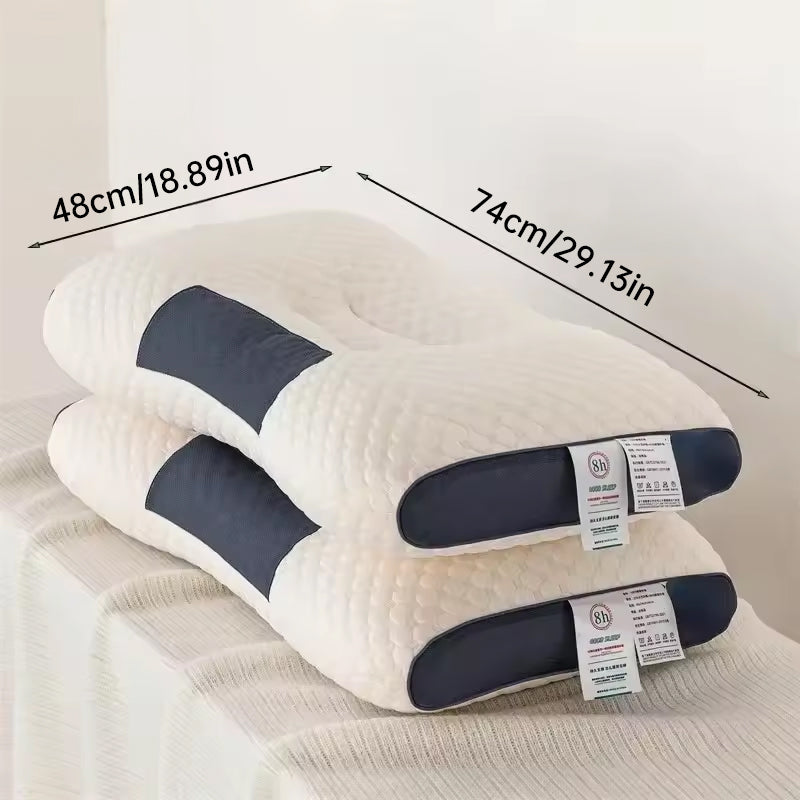 SPA Sleep Pillow Orthopedic Neck Support Soybean Fiber Massage