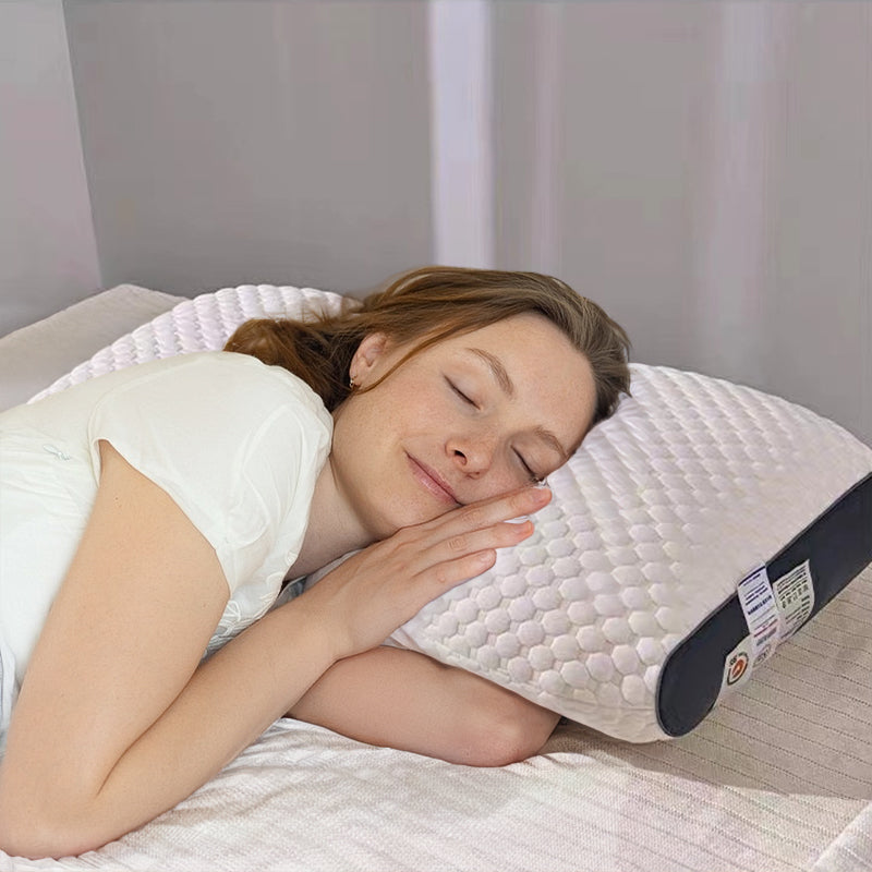 SPA Sleep Pillow Orthopedic Neck Support Soybean Fiber Massage