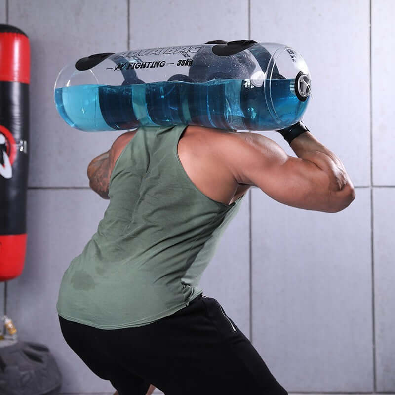 Transparent Water Dumbbell Weight Bearing Fitness Training Equipment