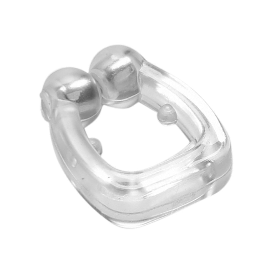 Silicone Magnetic Anti Snore Nose Clip Sleep Aid Device