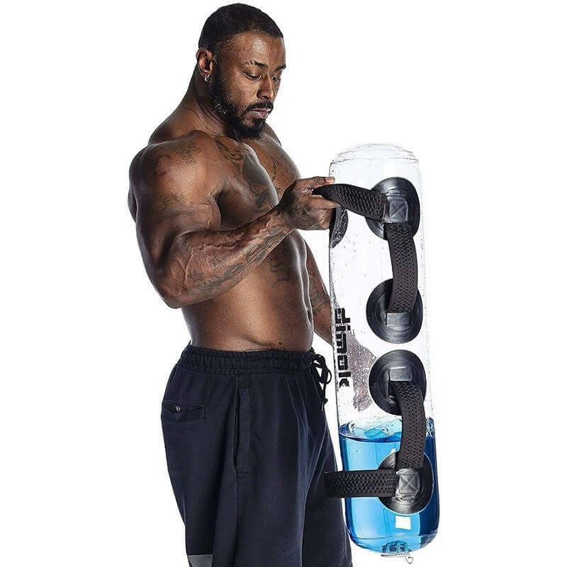 Transparent Water Dumbbell Weight Bearing Fitness Training Equipment