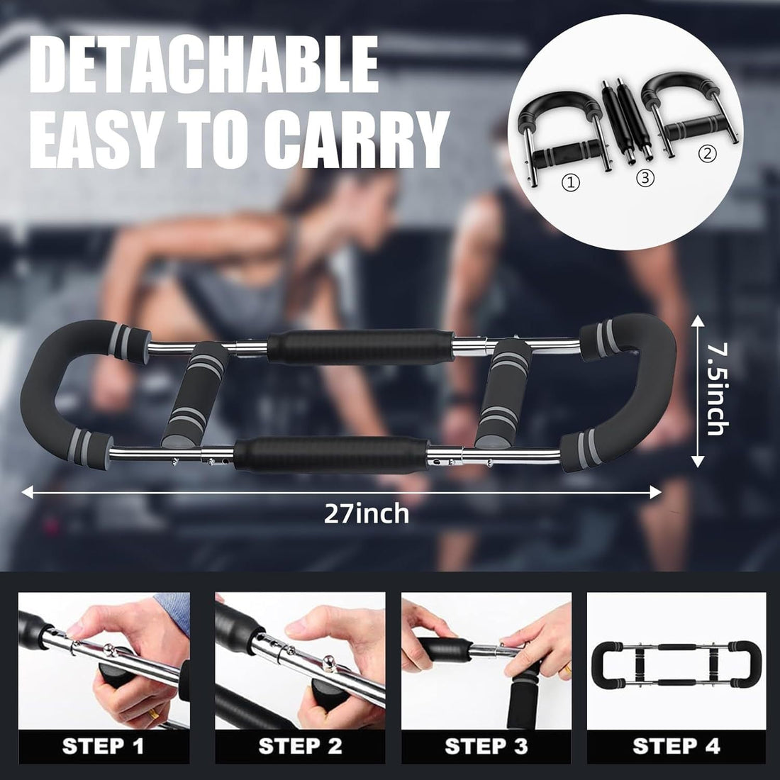 Adjustable Arm Strength Device U Shaped Chest Muscle Trainer