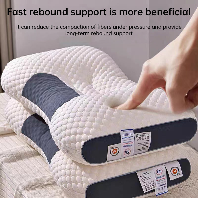 SPA Sleep Pillow Orthopedic Neck Support Soybean Fiber Massage
