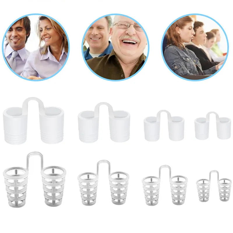 Anti Snore Nose Clip Sleep Apnea Breathing Aid Device