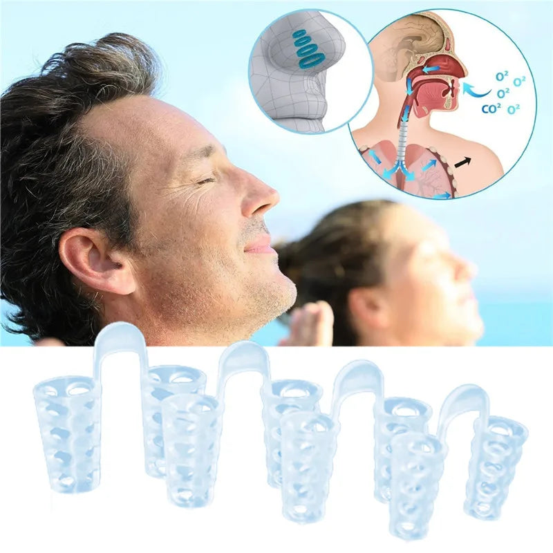 Anti Snore Nose Clip Sleep Apnea Breathing Aid Device