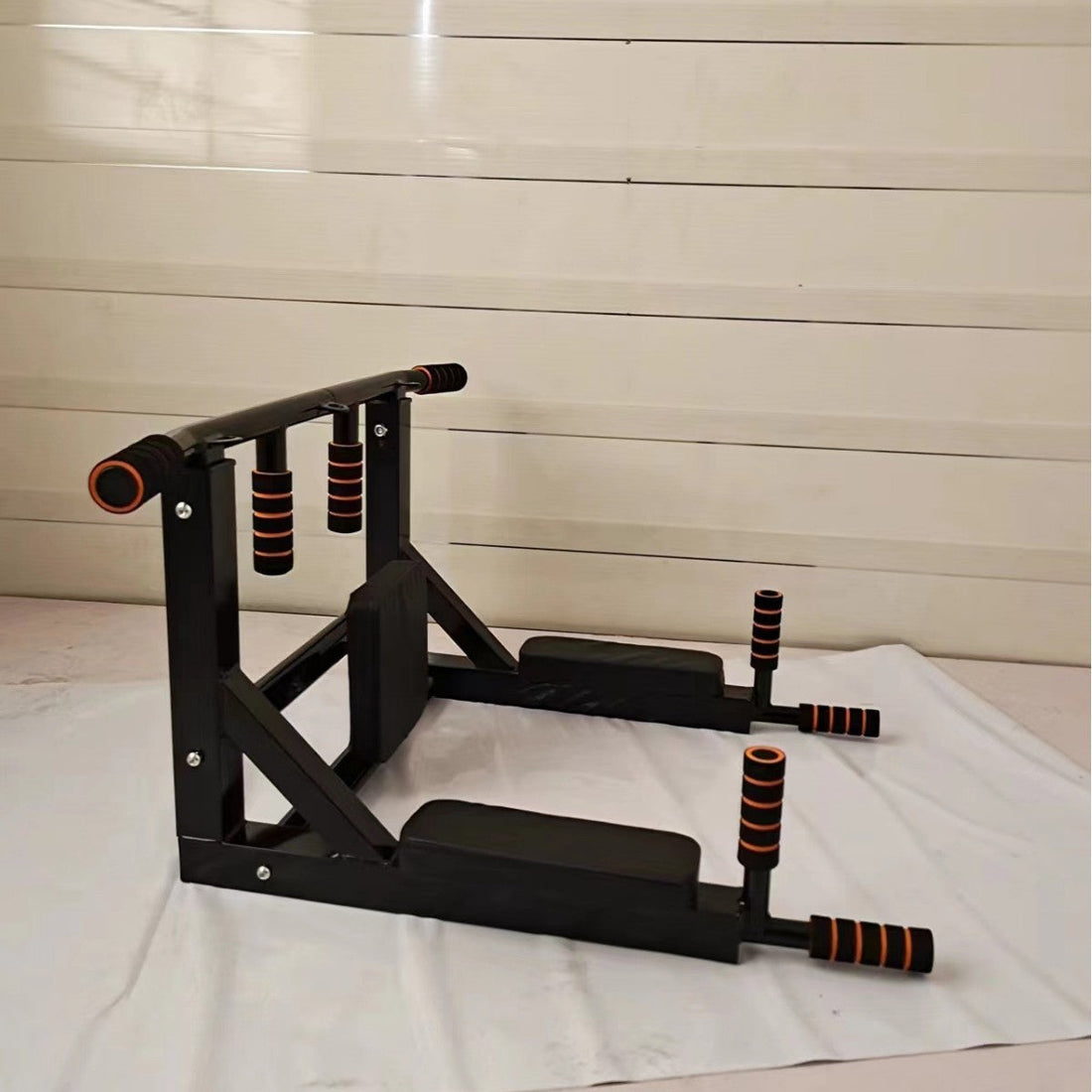 Wall Mounted Sandbag Rack Parallel Bars Pull Up Fitness Equipment