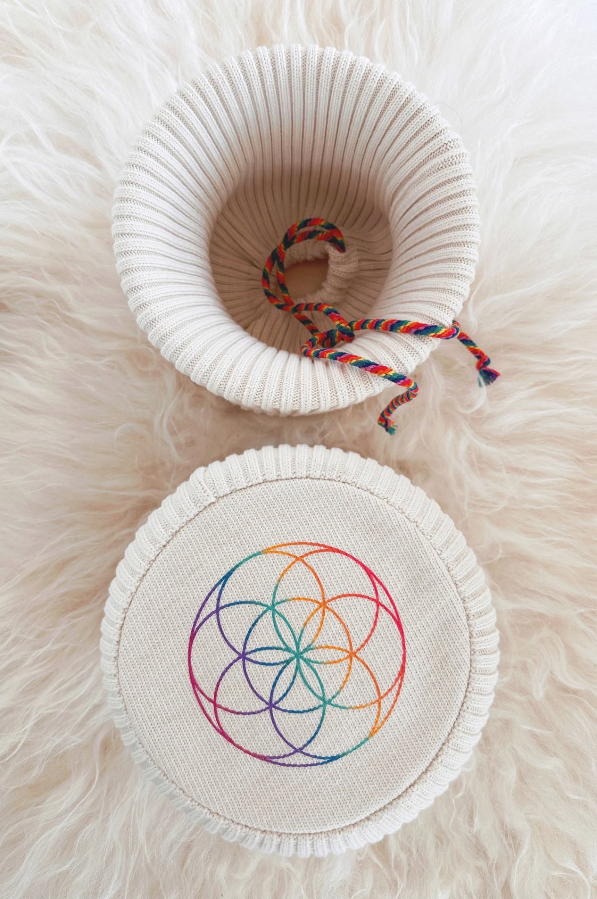 Harmonic Life Eco-Luxe Meditation Bowl Cover Size 14/15"