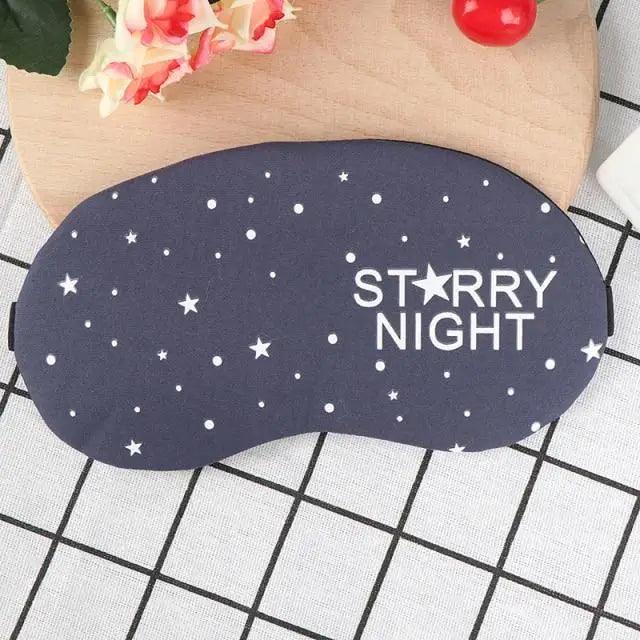 Kids Sleeping Mask Colorful Cartoon Eye Cover Comfortable Travel