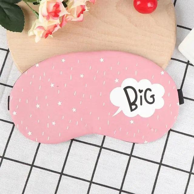 Kids Sleeping Mask Colorful Cartoon Eye Cover Comfortable Travel