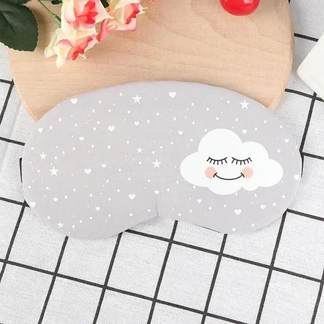 Kids Sleeping Mask Colorful Cartoon Eye Cover Comfortable Travel