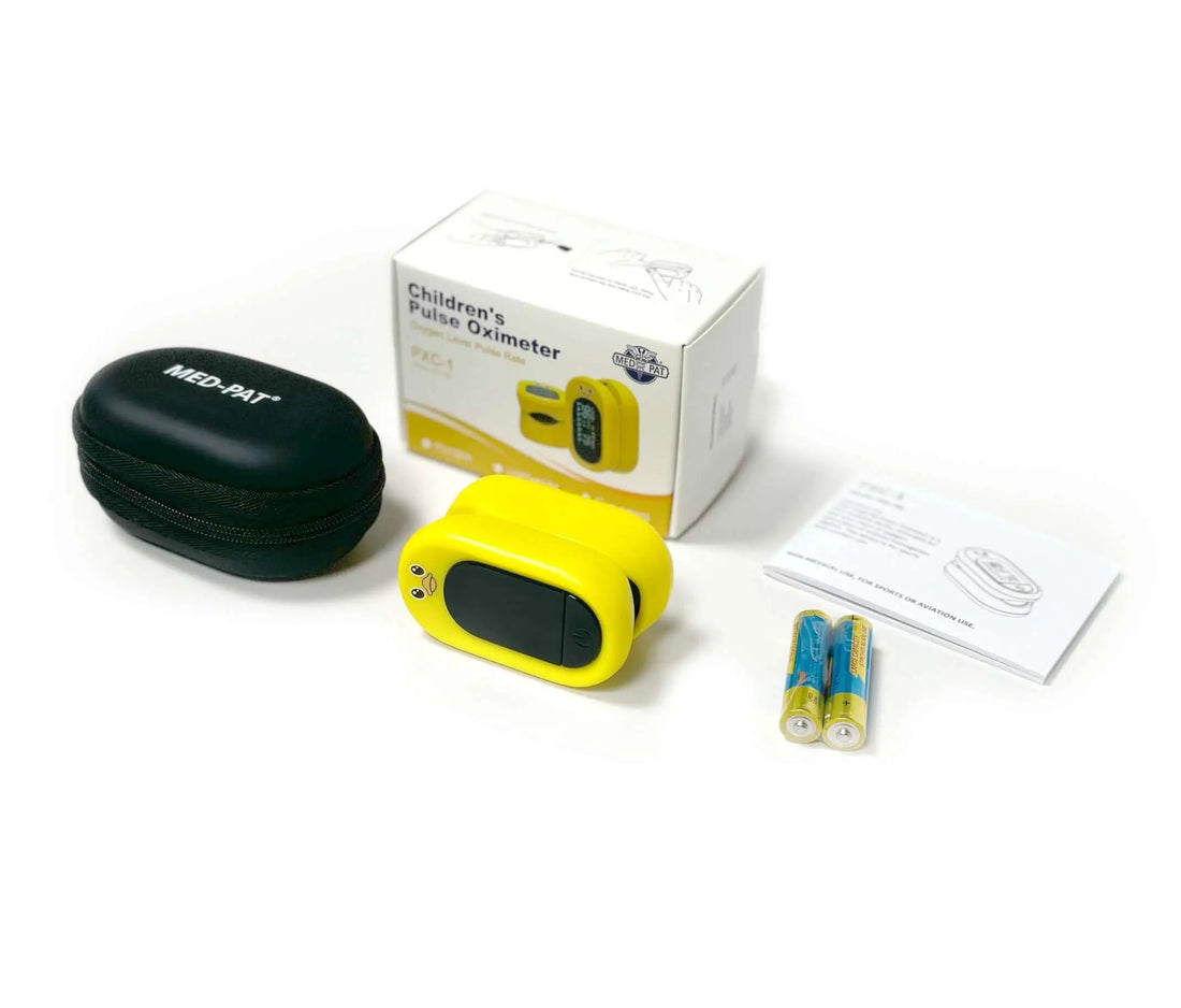Med Pat Ducky Kids Pulse Oximeter Fast SPO2 Heart Rate