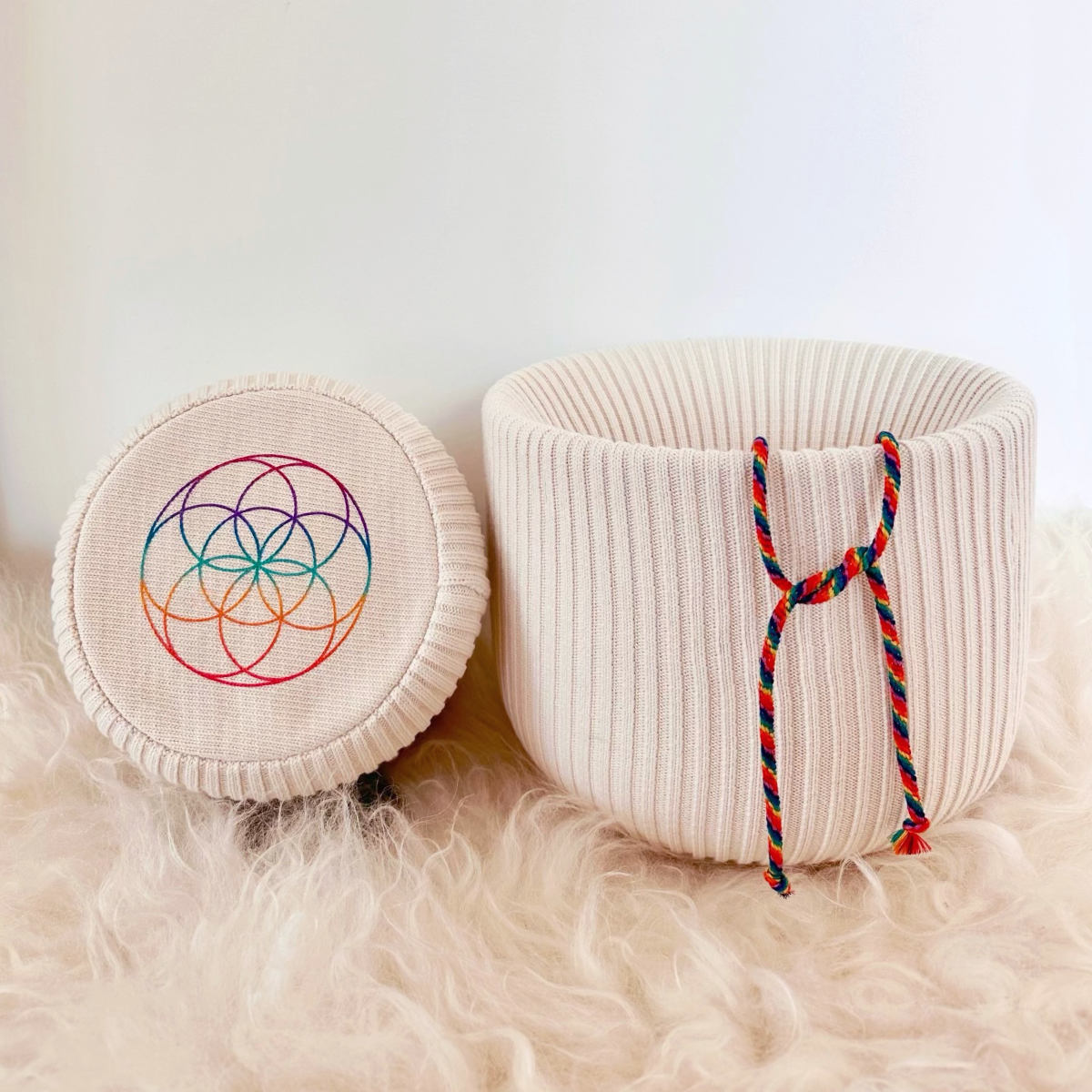 Harmonic Life Eco-Luxe Meditation Bowl Cover Size 14/15"